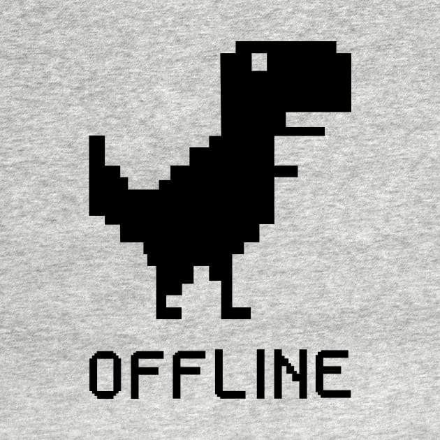 Offline dinosaur by coffeeman